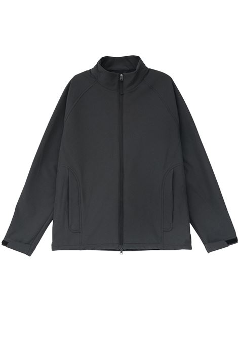 path inner brushed softshell jacket man black HIKING PATROL | AW25006CHARCOAL BLACK